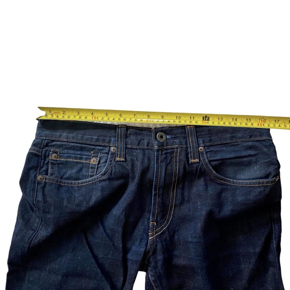 J Brand Men's Kane Jeans Size 32 Dark Blue Wash Slim Straight Leg Denim Pants - Picture 8 of 9